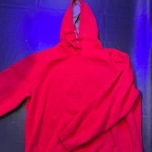 RED ON RED GUESS SWEATER